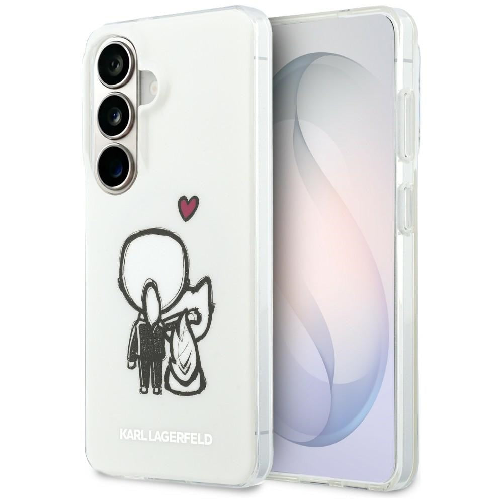 Karl Lagerfeld IML Karl&amp;Choupette MagSafe Case for Samsung Galaxy S26 - Transparent_0