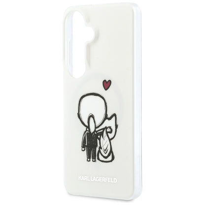 Karl Lagerfeld IML Karl&amp;Choupette MagSafe Case for Samsung Galaxy S26 - Transparent_5