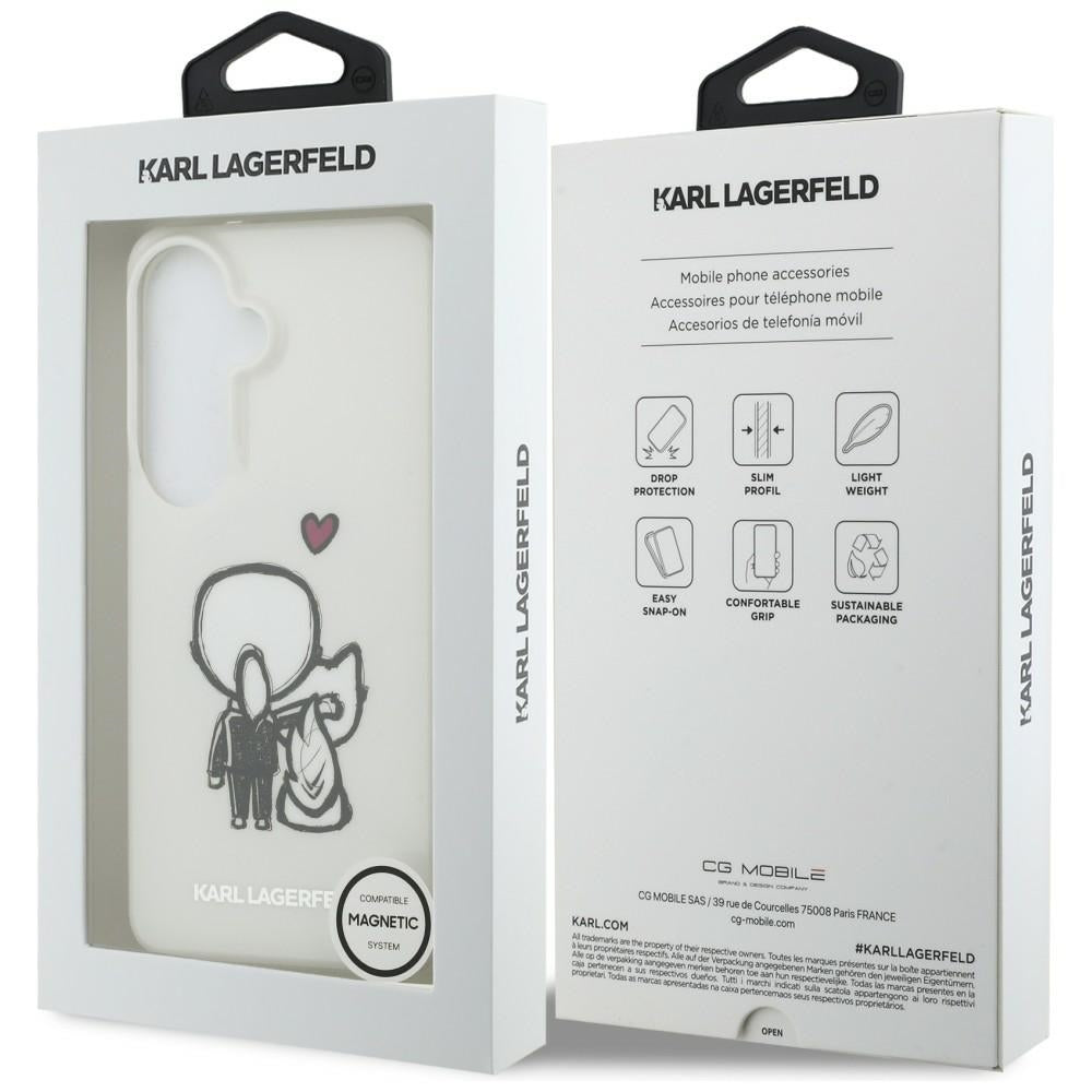 Karl Lagerfeld IML Karl&amp;Choupette MagSafe Case for Samsung Galaxy S26 - Transparent_7