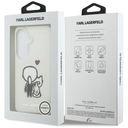Karl Lagerfeld IML Karl&amp;Choupette MagSafe Case for Samsung Galaxy S26 - Transparent_7