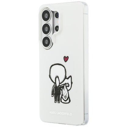 Karl Lagerfeld IML Karl&amp;Choupette MagSafe Case for Samsung Galaxy S26 Ultra - Transparent_1
