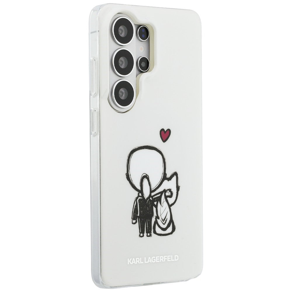 Karl Lagerfeld IML Karl&amp;Choupette MagSafe Case for Samsung Galaxy S26 Ultra - Transparent_3