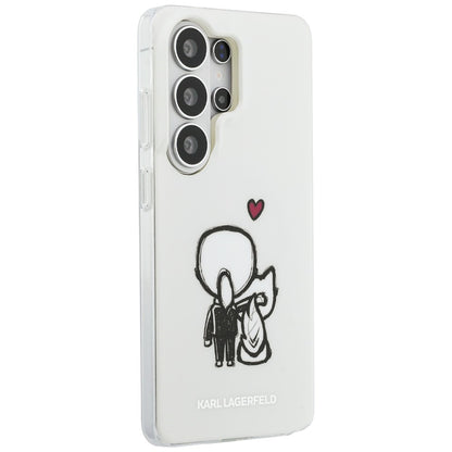 Karl Lagerfeld IML Karl&amp;Choupette MagSafe Case for Samsung Galaxy S26 Ultra - Transparent_3