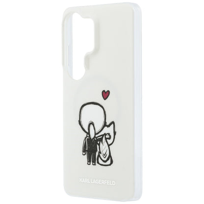 Karl Lagerfeld IML Karl&amp;Choupette MagSafe Case for Samsung Galaxy S26 Ultra - Transparent_5