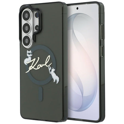 Karl Lagerfeld IML KC Script MagSafe Case for Samsung Galaxy S26 Ultra - Black_0