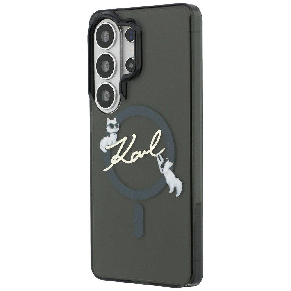Karl Lagerfeld IML KC Script MagSafe Case for Samsung Galaxy S26 Ultra - Black_1