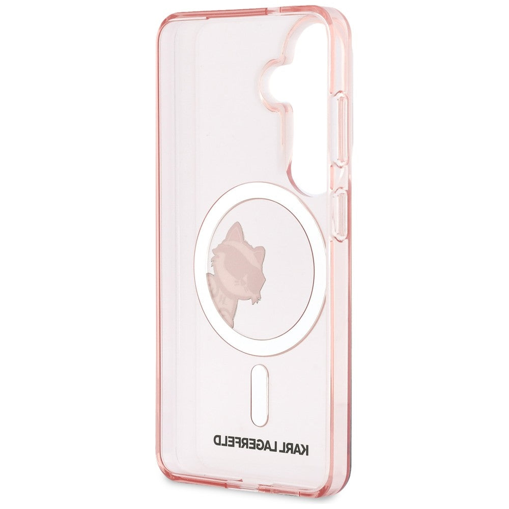 Karl Lagerfeld IML Peekaboo Choupette MagSafe Case for Samsung Galaxy S26 - Pink_6