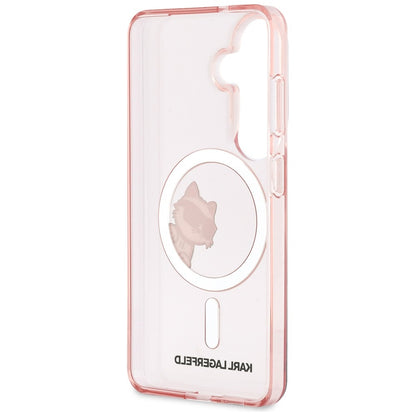 Karl Lagerfeld IML Peekaboo Choupette MagSafe Case for Samsung Galaxy S26 - Pink_6