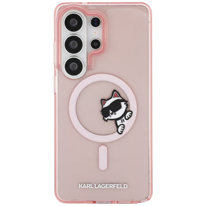 Karl Lagerfeld IML Peekaboo Choupette MagSafe Case for Samsung Galaxy S26 Ultra - Pink_2