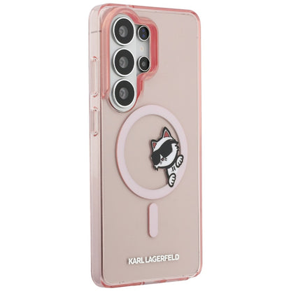 Karl Lagerfeld IML Peekaboo Choupette MagSafe Case for Samsung Galaxy S26 Ultra - Pink_3