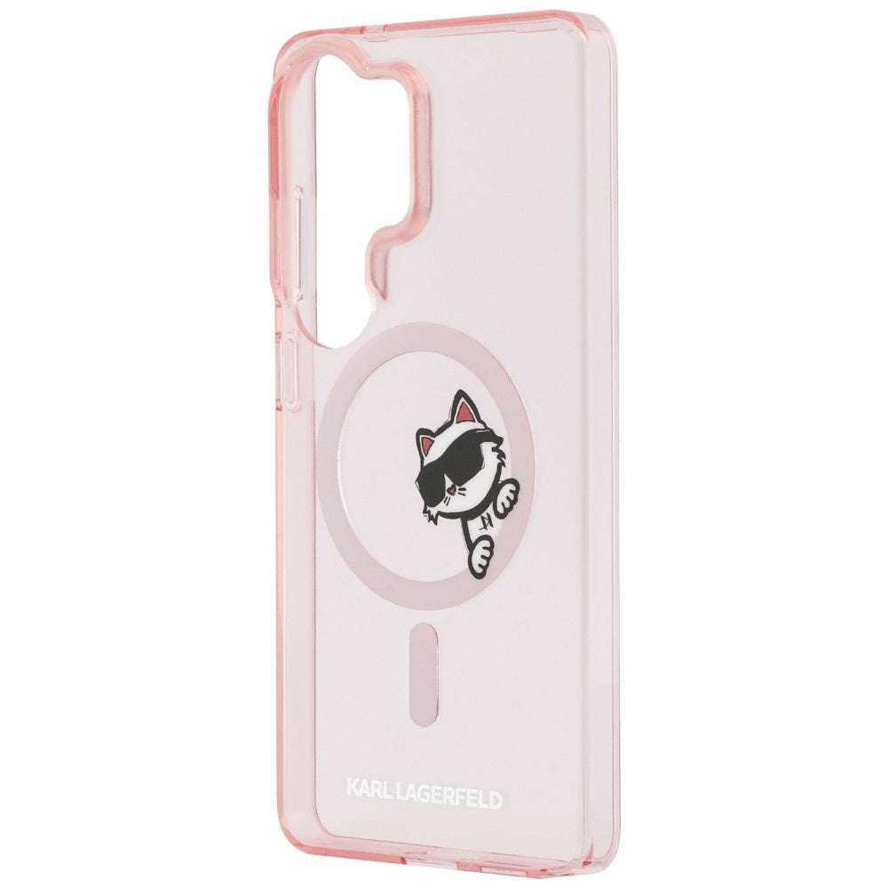 Karl Lagerfeld IML Peekaboo Choupette MagSafe Case for Samsung Galaxy S26 Ultra - Pink_5