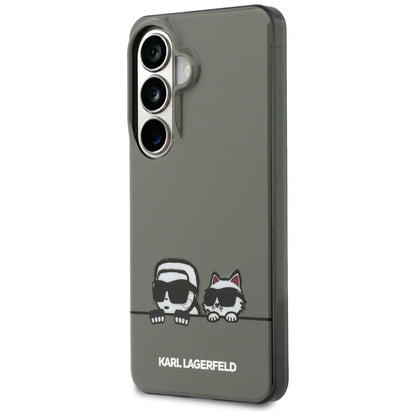 Karl Lagerfeld IML Peekaboo Karl&amp;Choupette MagSafe Case for Samsung Galaxy S26 - Black_1