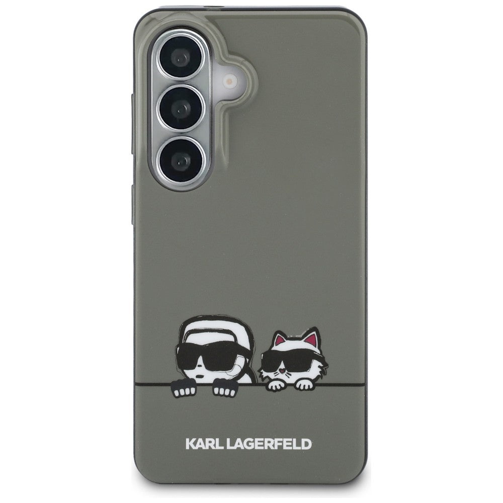 Karl Lagerfeld IML Peekaboo Karl&amp;Choupette MagSafe Case for Samsung Galaxy S26 - Black_2