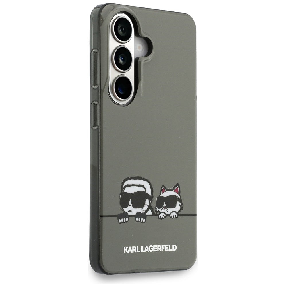 Karl Lagerfeld IML Peekaboo Karl&amp;Choupette MagSafe Case for Samsung Galaxy S26 - Black_3