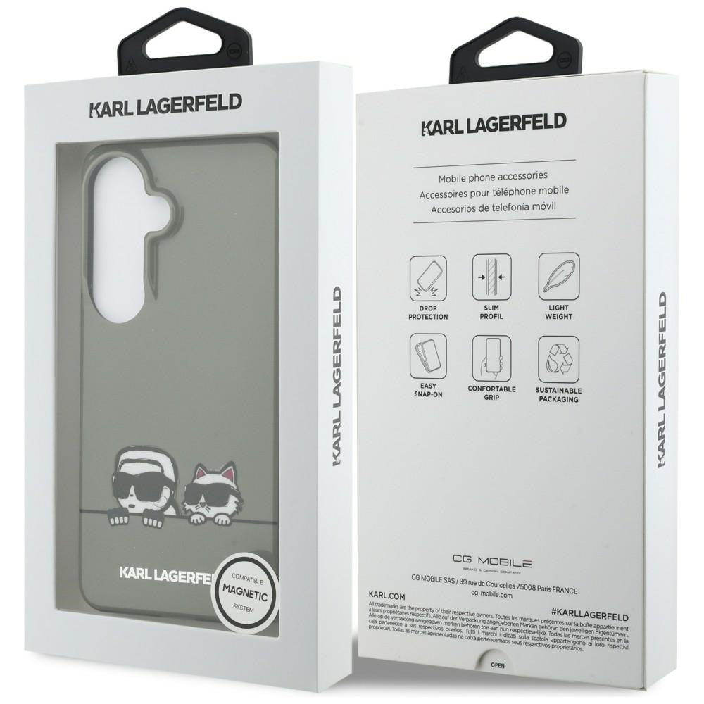 Karl Lagerfeld IML Peekaboo Karl&amp;Choupette MagSafe Case for Samsung Galaxy S26 - Black_7