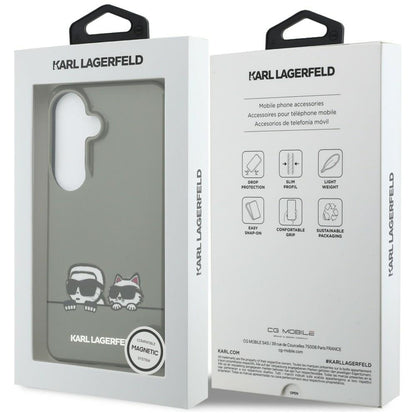 Karl Lagerfeld IML Peekaboo Karl&amp;Choupette MagSafe Case for Samsung Galaxy S26 - Black_7