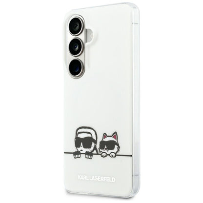 Karl Lagerfeld IML Peekaboo Karl&amp;Choupette MagSafe Case for Samsung Galaxy S26 Plus - Transparent_0
