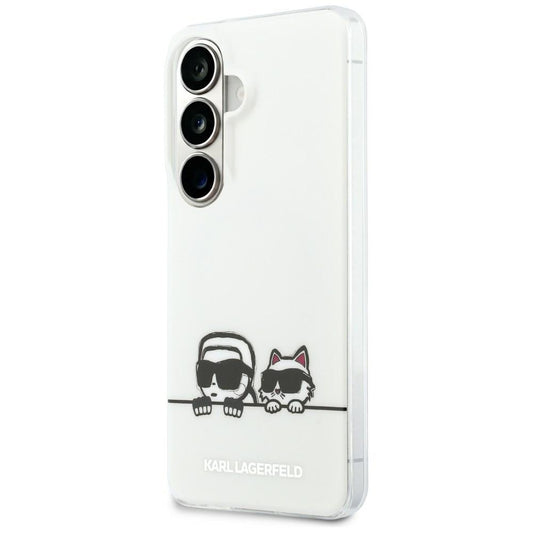 Karl Lagerfeld IML Peekaboo Karl&amp;Choupette MagSafe Case for Samsung Galaxy S26 Plus - Transparent_0