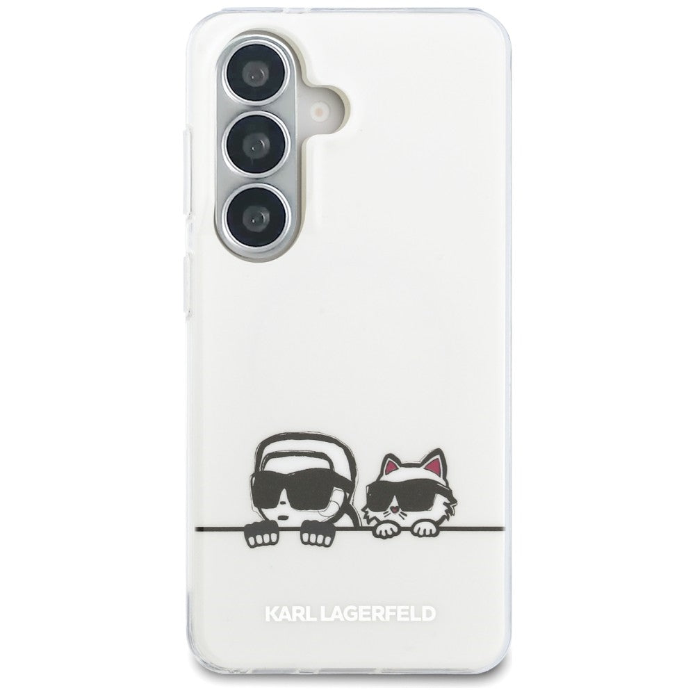 Karl Lagerfeld IML Peekaboo Karl&amp;Choupette MagSafe Case for Samsung Galaxy S26 Plus - Transparent_1