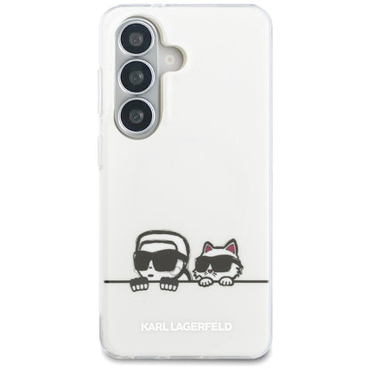 Karl Lagerfeld IML Peekaboo Karl&amp;Choupette MagSafe Case for Samsung Galaxy S26 Plus - Transparent_1