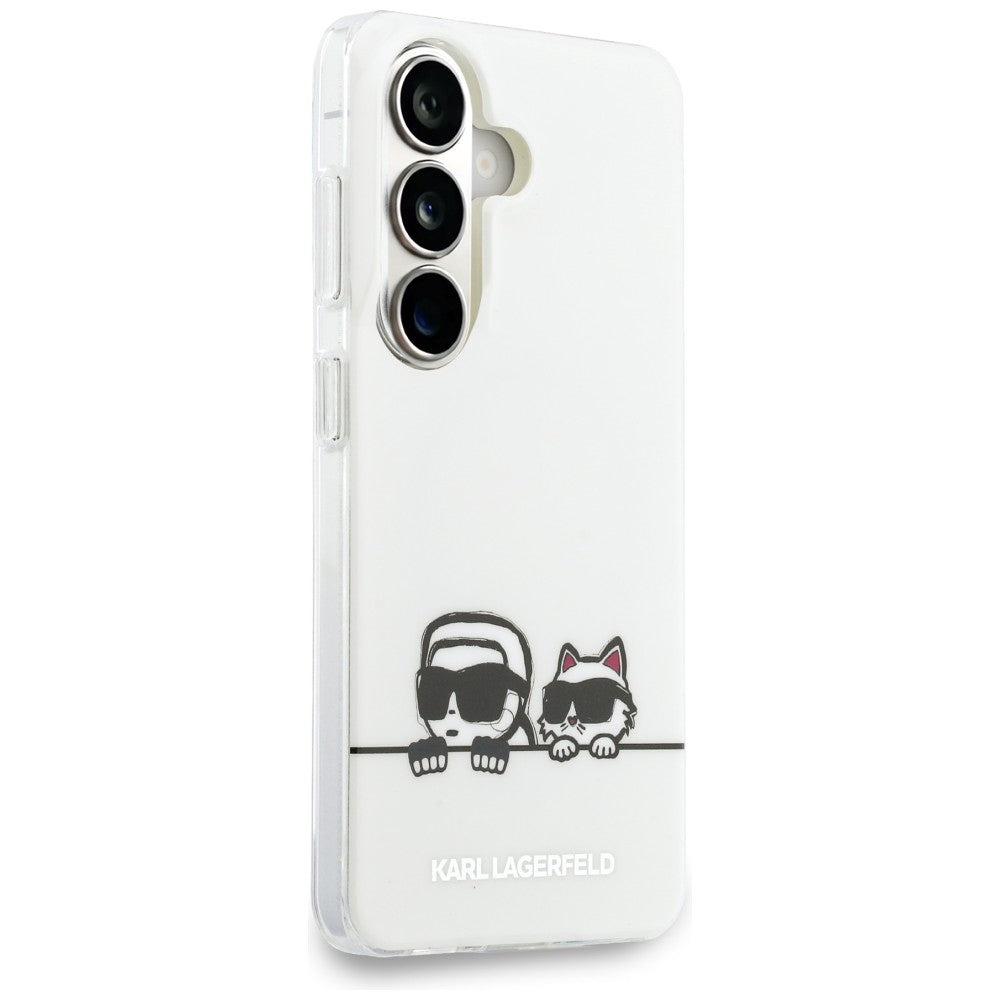 Karl Lagerfeld IML Peekaboo Karl&amp;Choupette MagSafe Case for Samsung Galaxy S26 Plus - Transparent_2