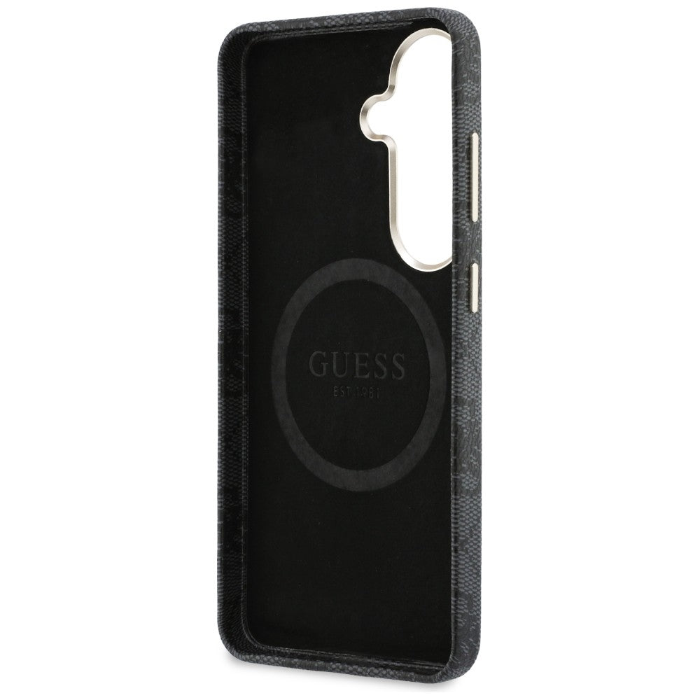 Guess 4G Script MagSafe Case for Samsung Galaxy S26 - Black_6