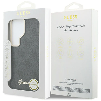 Guess 4G Script MagSafe case for Samsung Galaxy S26 Ultra - black_7