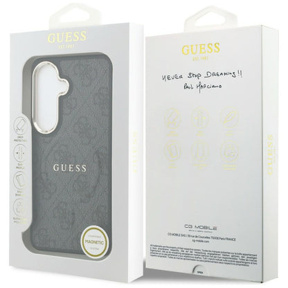 Guess 4G Embossed Ring MagSafe case for Samsung Galaxy S26 - black_7