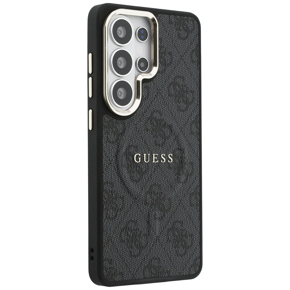 Guess 4G Embossed Ring MagSafe case for Samsung Galaxy S26 Ultra - black_3