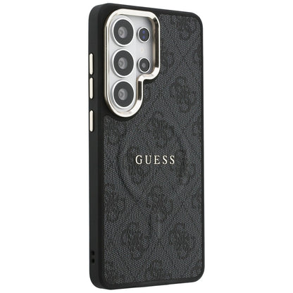 Guess 4G Embossed Ring MagSafe case for Samsung Galaxy S26 Ultra - black_3