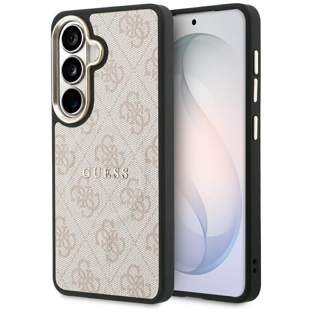 Guess 4G Embossed Ring MagSafe Case for Samsung Galaxy S26 - Pink_0