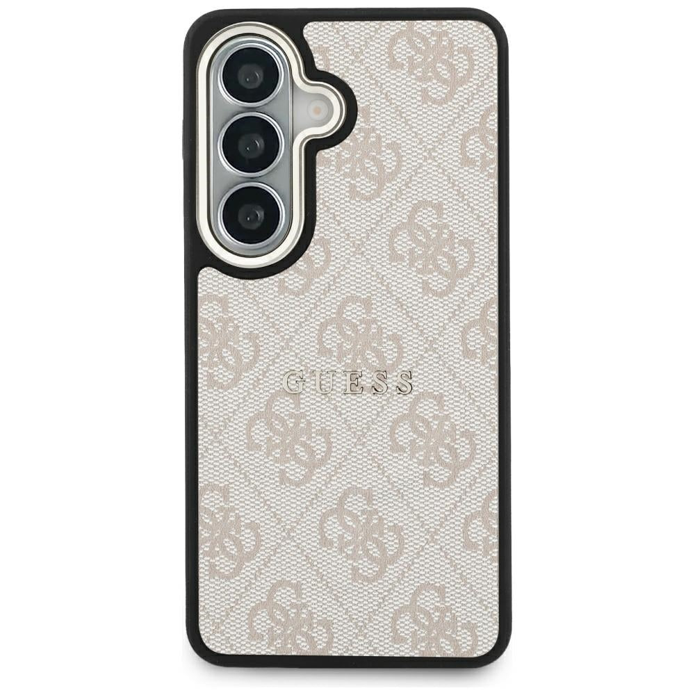 Guess 4G Embossed Ring MagSafe Case for Samsung Galaxy S26 - Pink_2
