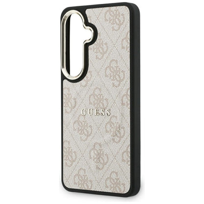 Guess 4G Embossed Ring MagSafe Case for Samsung Galaxy S26 - Pink_5