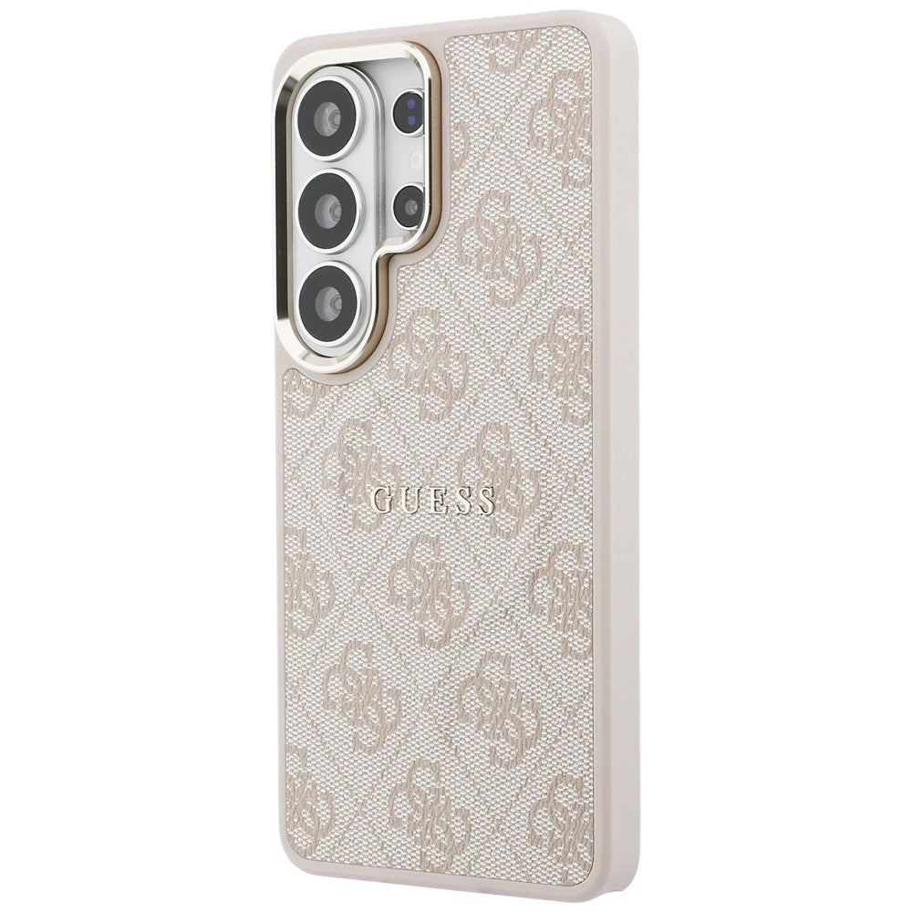 Guess 4G Embossed Ring MagSafe Case for Samsung Galaxy S26 Ultra - Pink_1