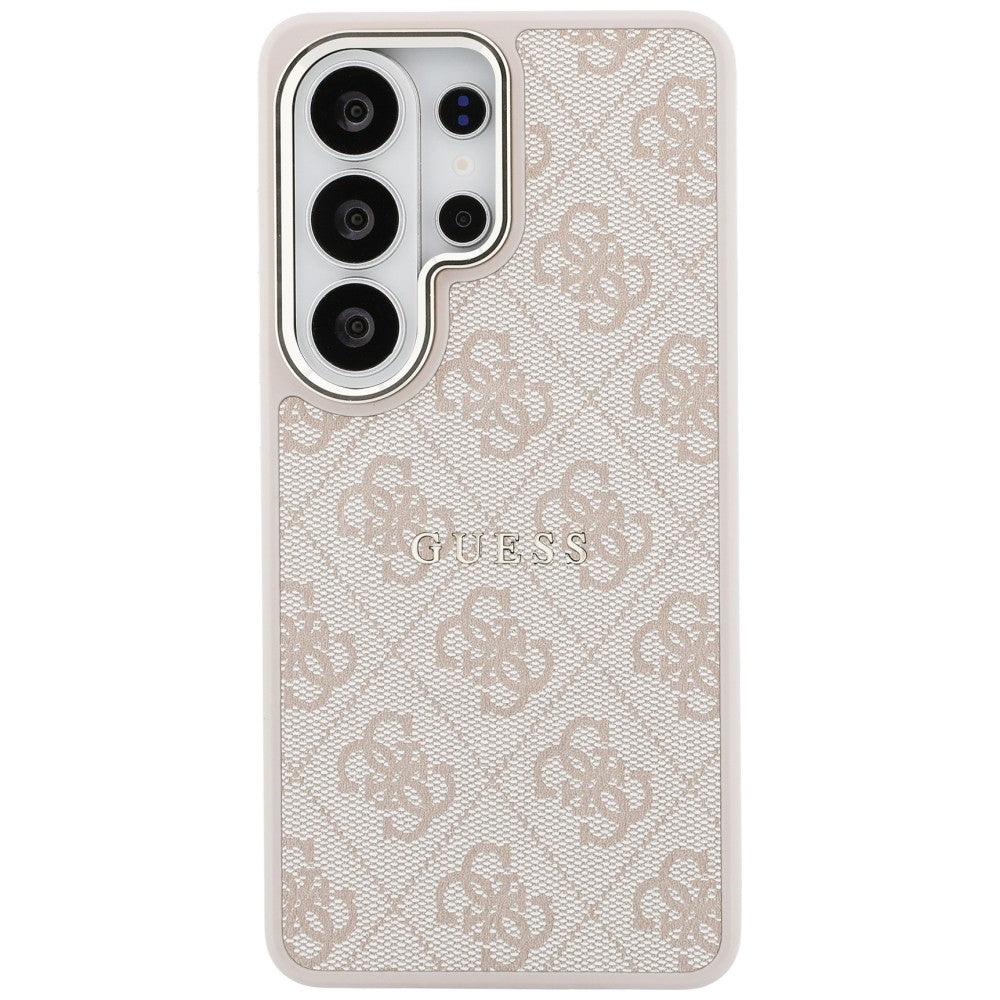 Guess 4G Embossed Ring MagSafe Case for Samsung Galaxy S26 Ultra - Pink_2