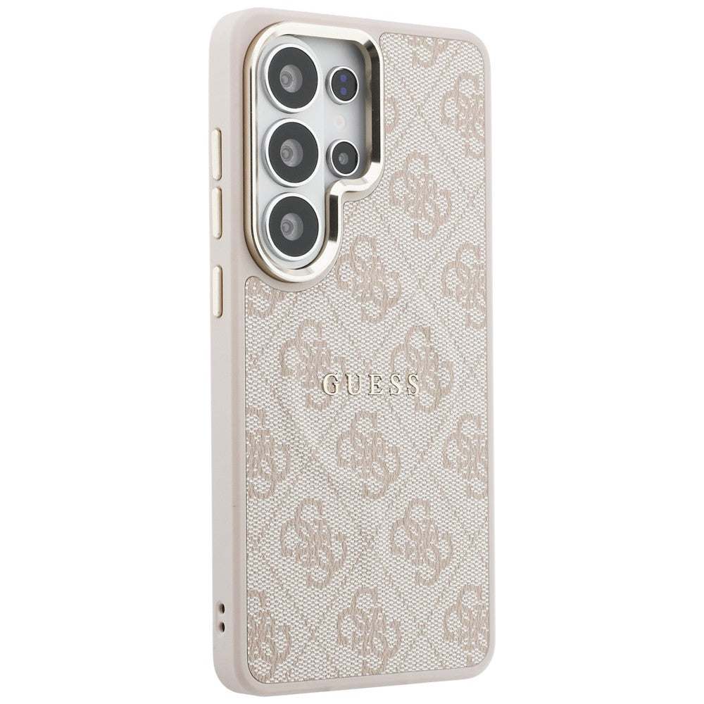Guess 4G Embossed Ring MagSafe Case for Samsung Galaxy S26 Ultra - Pink_3