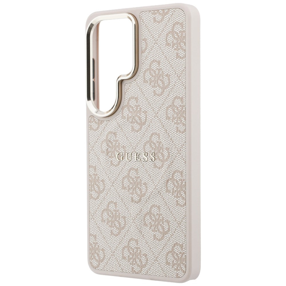 Guess 4G Embossed Ring MagSafe Case for Samsung Galaxy S26 Ultra - Pink_5