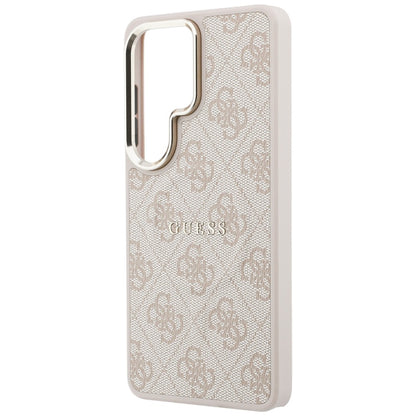 Guess 4G Embossed Ring MagSafe Case for Samsung Galaxy S26 Ultra - Pink_5