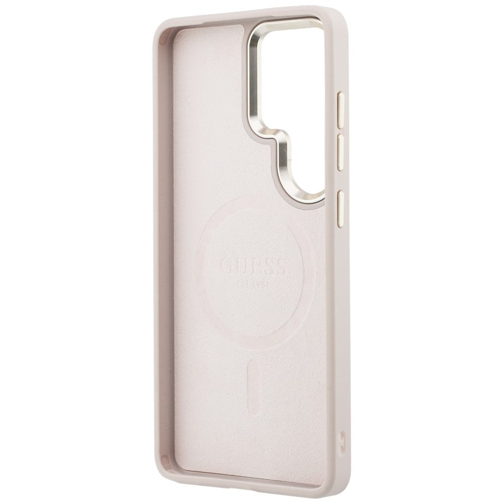 Guess 4G Embossed Ring MagSafe Case for Samsung Galaxy S26 Ultra - Pink_6
