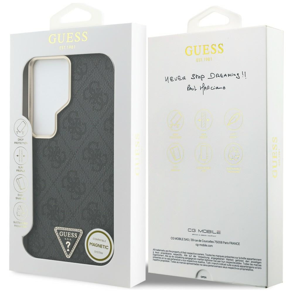 Guess 4G Triangle Logo MagSafe case for Samsung Galaxy S26 Ultra - black_7