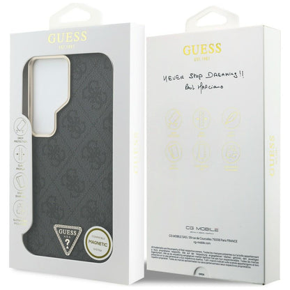 Guess 4G Triangle Logo MagSafe case for Samsung Galaxy S26 Ultra - black_7