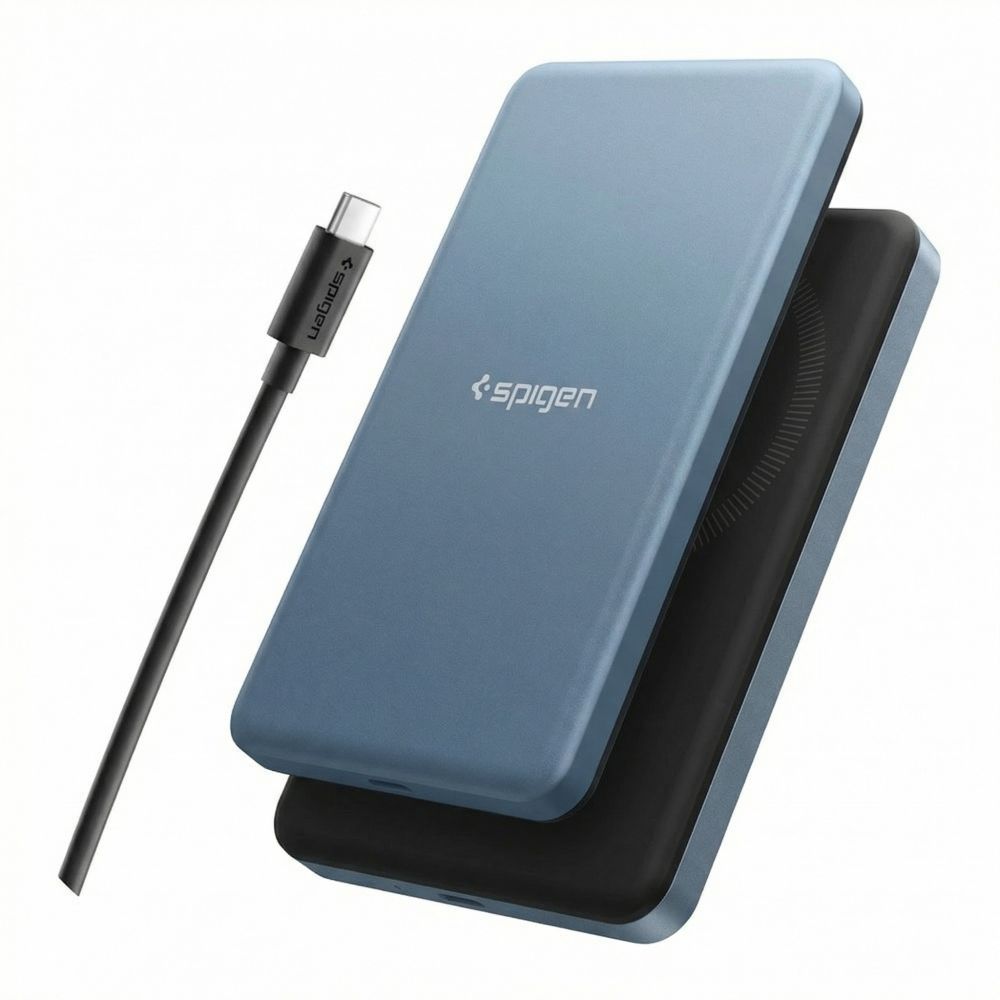 Spigen EA2205MQ Essential MagSafe 5000MAH 22.5W QI2 Power Bank - Navy Blue_0
