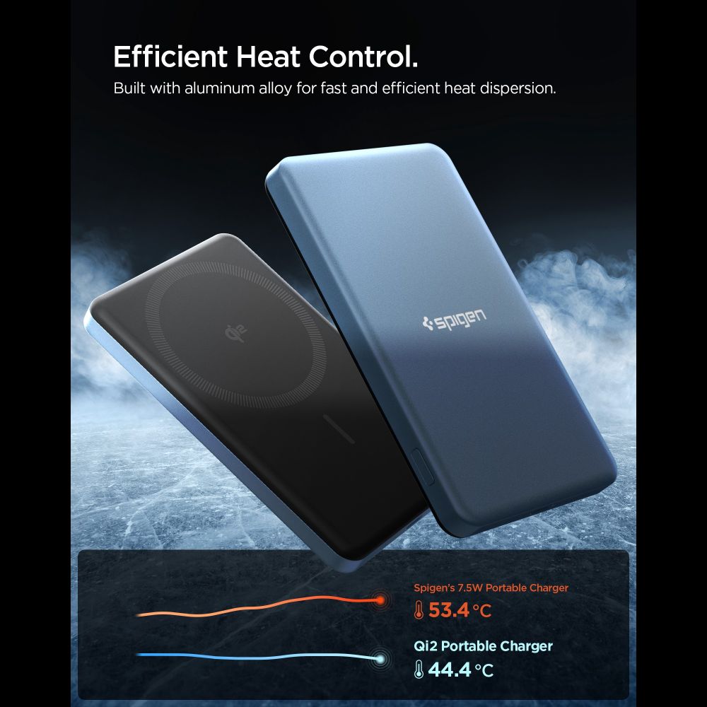 Spigen EA2205MQ Essential MagSafe 5000MAH 22.5W QI2 Power Bank - Navy Blue_4