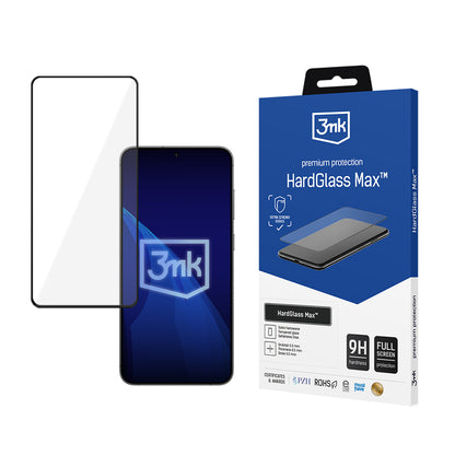Reinforced full-screen tempered glass 3mk HardGlass Max Black for Samsung Galaxy S24+_0