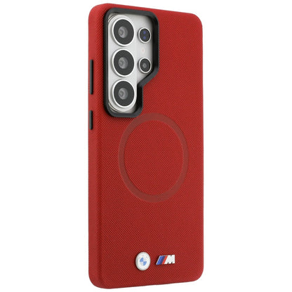 Etui BMW M Metal Logo MagSafe na Samsung Galaxy S26 Ultra - czerwone_3