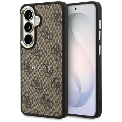 Etui Guess 4G Embossed Ring MagSafe na Samsung Galaxy S26 - brązowe_0