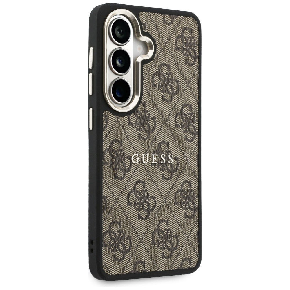 Etui Guess 4G Embossed Ring MagSafe na Samsung Galaxy S26 - brązowe_3