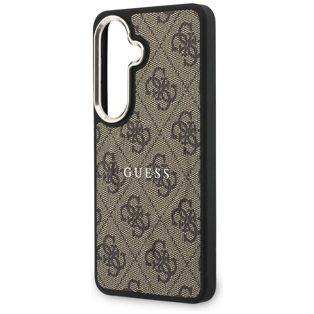 Etui Guess 4G Embossed Ring MagSafe na Samsung Galaxy S26 - brązowe_5