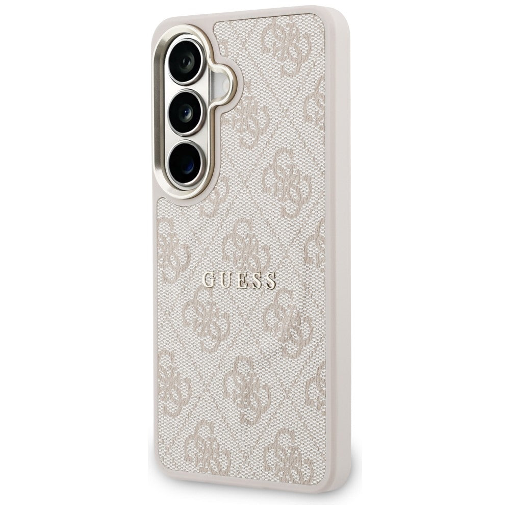 Guess 4G Embossed Ring MagSafe Case for Samsung Galaxy S26+ - pink_1
