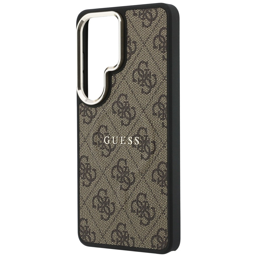 Etui Guess 4G Embossed Ring MagSafe na Samsung Galaxy S26 Ultra - brązowe_5